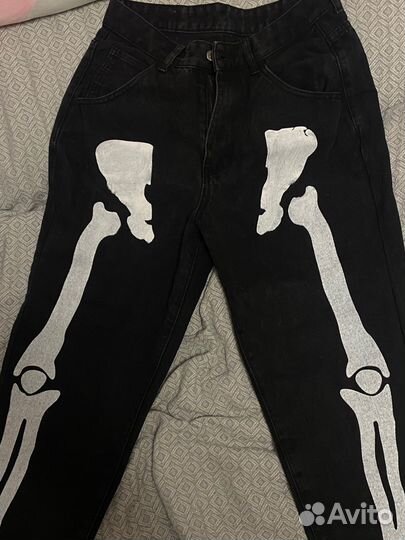 Джинсы skeleton