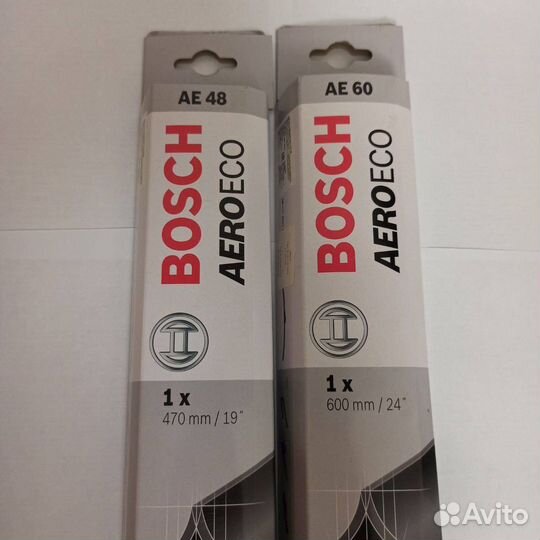 Комплект щёток стеклоочистителя Bosch AE, 48 и 60