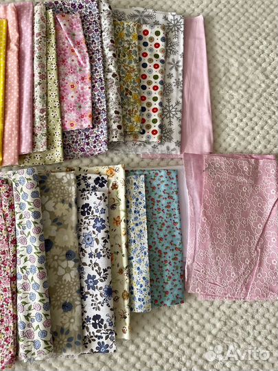 Отрезы ткани для рукоделия