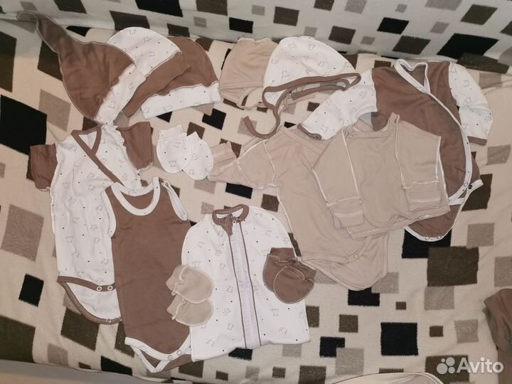 Детские вещи пакетом для девочек от 56 до 74