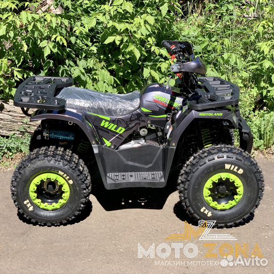 Квадроцикл MotoLand Wild 125 (серый)