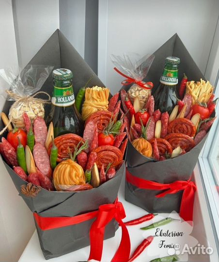 Съедобные букеты для мужчин