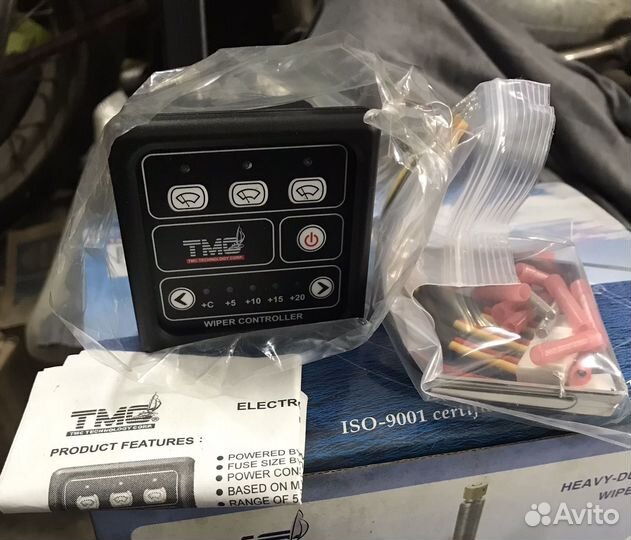 Панель управления стеклоочистителями, 12-24V/15A