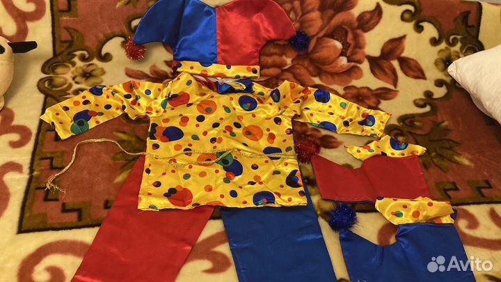 Детский новогодний костюм клоун