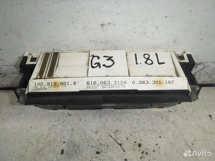 Панель приборов VW Golf III