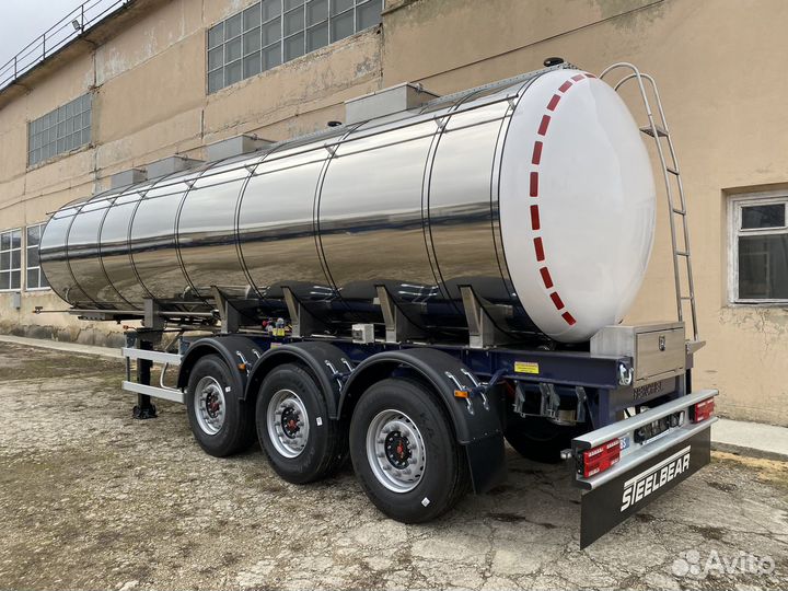 Полуприцеп пищевая цистерна BERGHEL 24500Л 3-осная, 2025