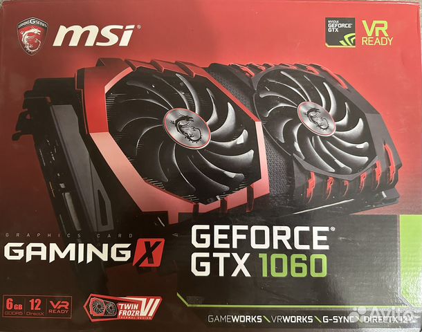 Видеокарта gtx 1060 6gb купить во Владивостоке | Электроника | Авито