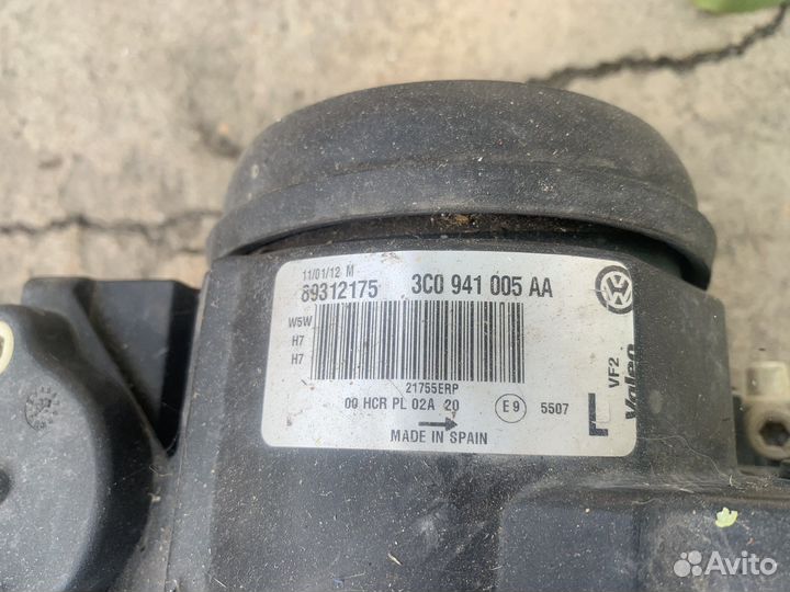 Галогеновые фары Passat B6