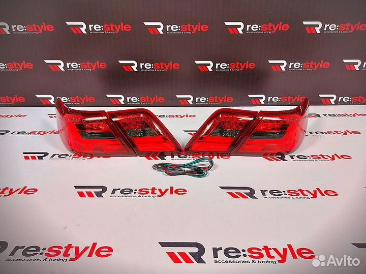 Стопы Toyota Camry 40 06-11г Красно-Черные