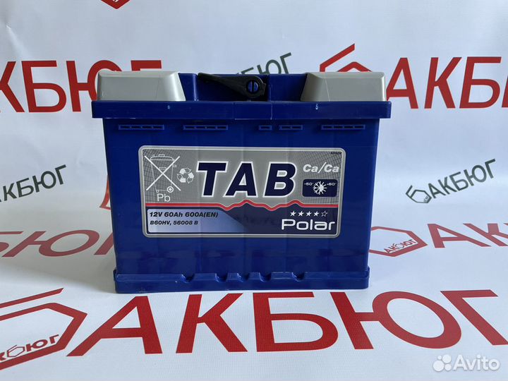 Аккумулятор TAB 60 ач беспл.Доставка