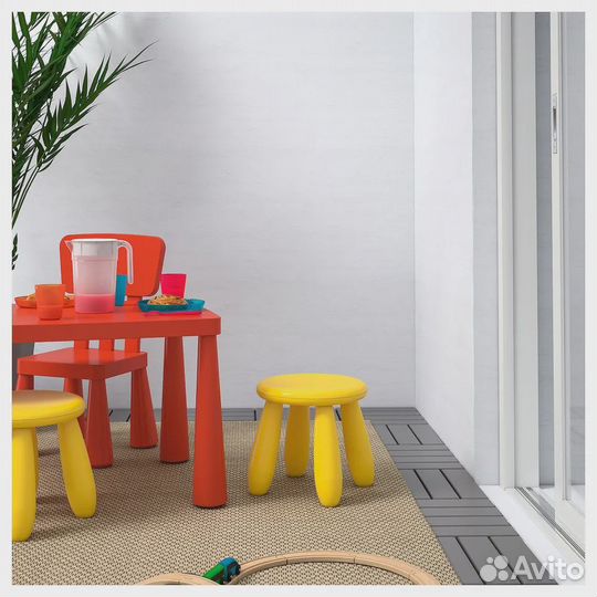 Mammut Маммут Табурет детский - для дома,улицы,желтый