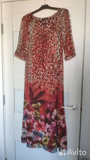 Шифоновое платье р 36 (42)