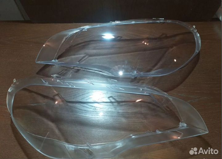 Стекла фар бмв х5 е70 ангельские глазки LED