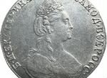 Рубль 1780 года спб Екатерина 2 серебро