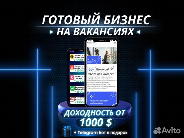 Готовый бизнес на Вакансиях