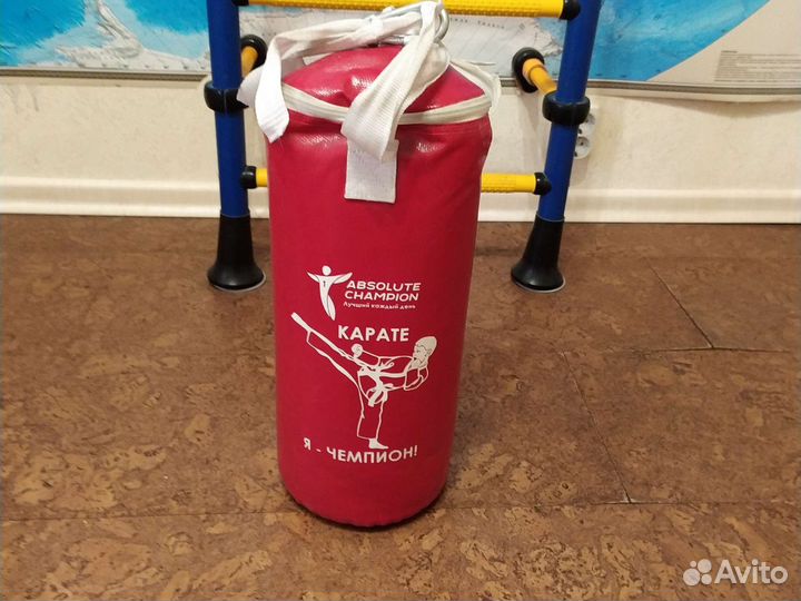 Боксерский мешок детский, канат, кольца, трапеция