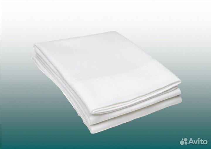 2 наволочки Сатин с тиснением белоснежные