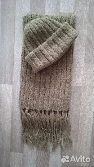 Набор шапка шарф женский