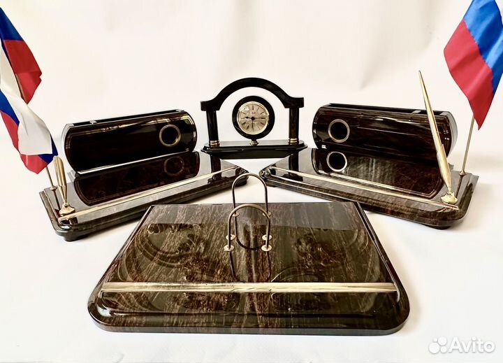 Настольный набор руководителя большой, камень