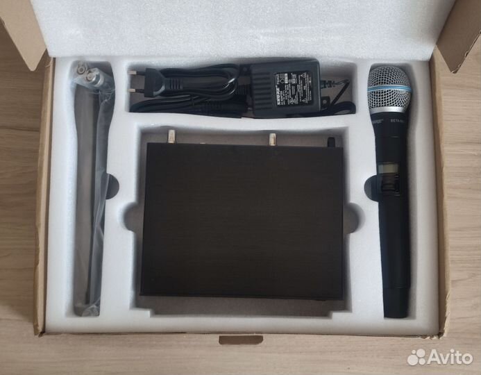 Микрофон Shure Qlxd4 Beta58 беспроводной новый