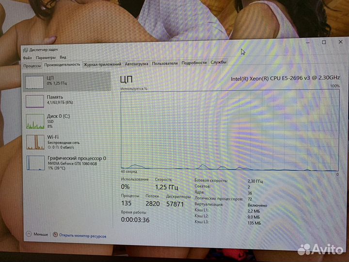 Серверный пк 36я/64г