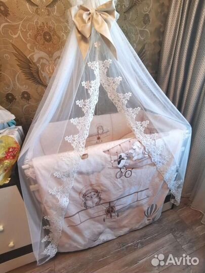 Комплект детского постельного белья для новорождён