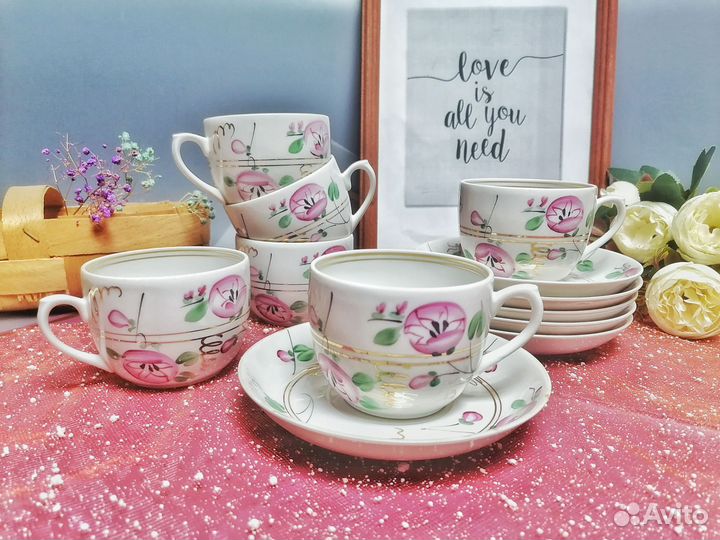 Чайный сервиз Вербилки СССР