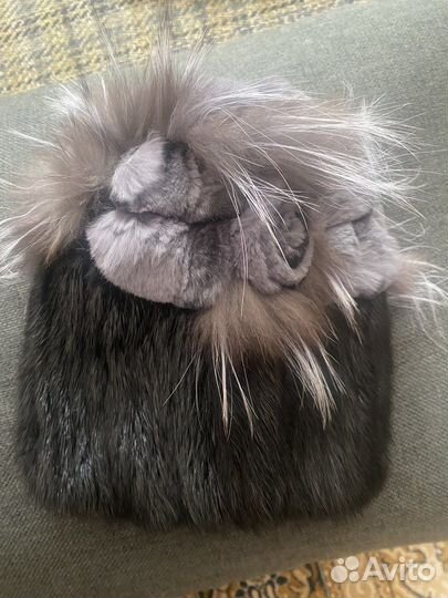 Шапка зимняя меховая женская норка