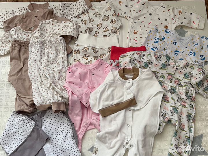 Детские вещи пакетом на девочку 56 62