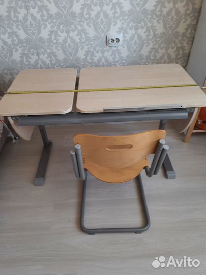 Растущая парта и стул бу