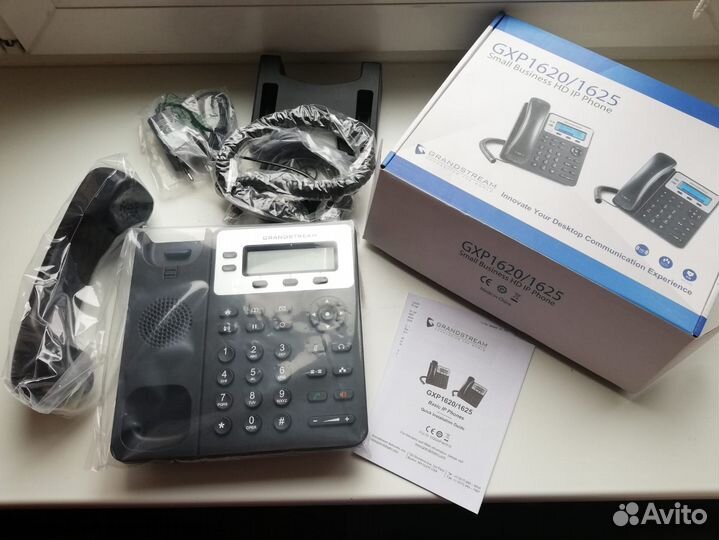 IP-телефон Grandstream GXP1620, 2 SIP линии