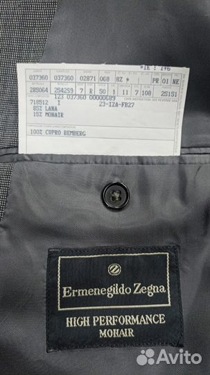 Костюм мужской Ermenegildo Zegna оригинал