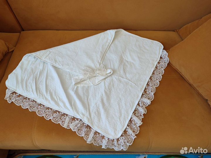 Одеяло на выписку, крестины или в коляску