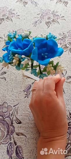 Ободок для волос ручной работы