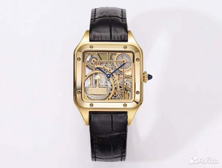 Часы Cartier ISantos-Dumont Skeleton Micro-Rotor S