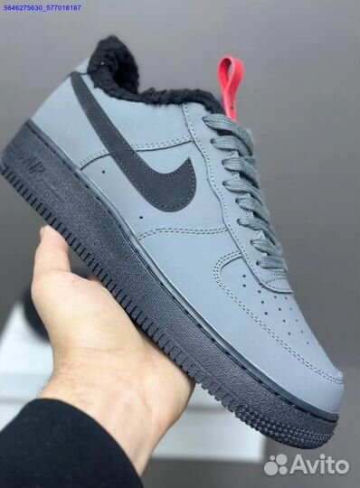 Кроссовки Nike air Force 1 с мехом