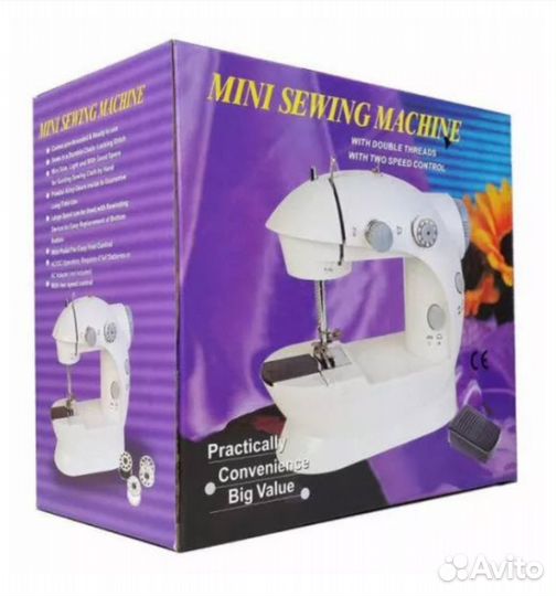 Швейная Мини Машинка Mini Sewing компактная