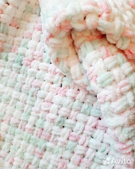 Плед из Ализе Пуффи