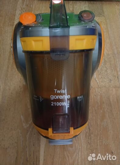 Пылесос Twist gorenje 2100W max нерабочий