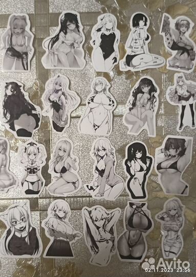 Продаю набор наклеек аниме №3