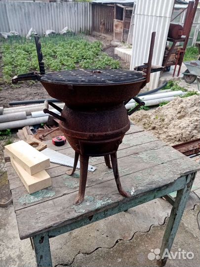 Жаровня чугунная