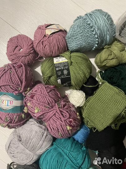Пряжа разная