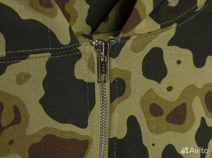 Зип худи cavempt камуфляж зеленый