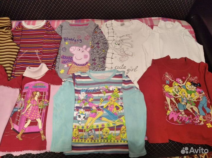 Лонгсливы пакетом на девочку