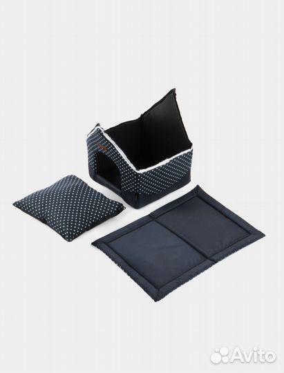 Домик для кошек и собак со съемной крышей