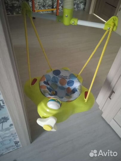 Детская качелька-прыгунки подвесная