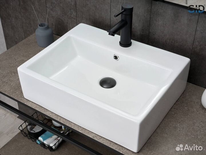 Раковина Gid Geométrico N9153 51215 белая, 53x41x15