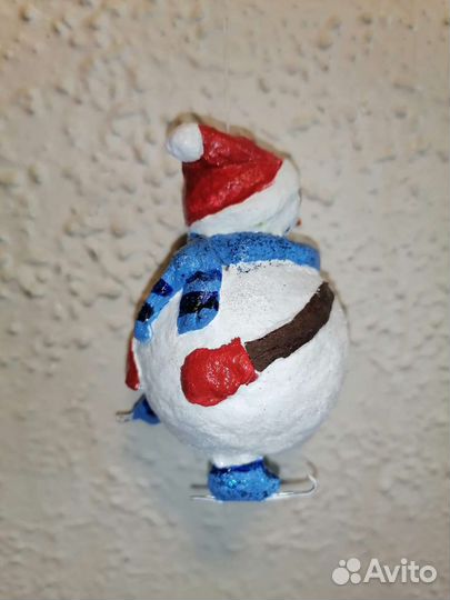 Ватные елочные игрушки