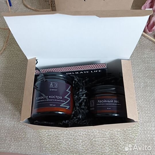 Соевые свечи ручной работы