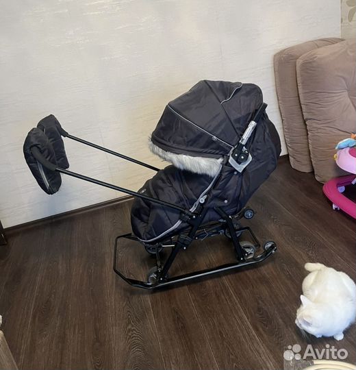 Детские санки коляска nika 7